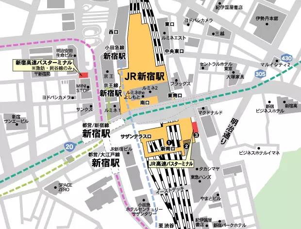 东京新宿cbd规划简介:发达交通与街区性格